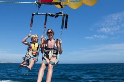 Outdoor Adventure: Parasailing in Los Cabos