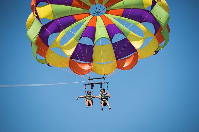 Paradise Island With Water Sports and Lunch Sea Trip, Parasailing - hurghada - How the day feels in practice