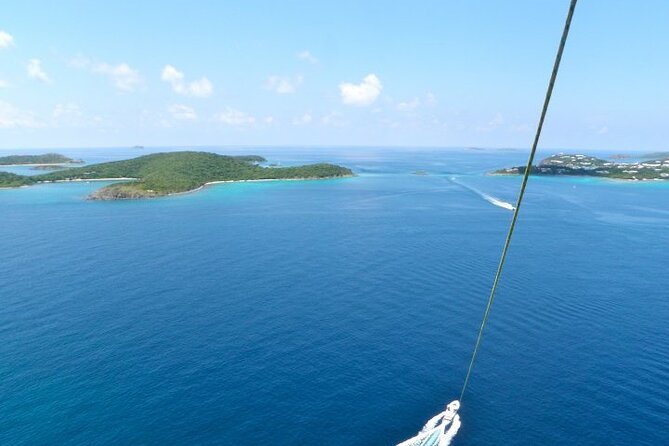 Parasail Experience in St Croix - Leaving Christiansted for open water