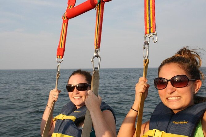 Parasail Experience in St Croix - What the view is like from above