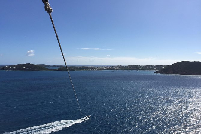 Parasail Experience in St Thomas - The view from 300 to 400 feet