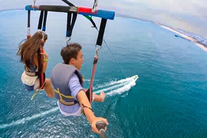 Parasailing above Turquoise Ocean Waters in Montego Bay - Flying above Montego Bay for 30 minutes