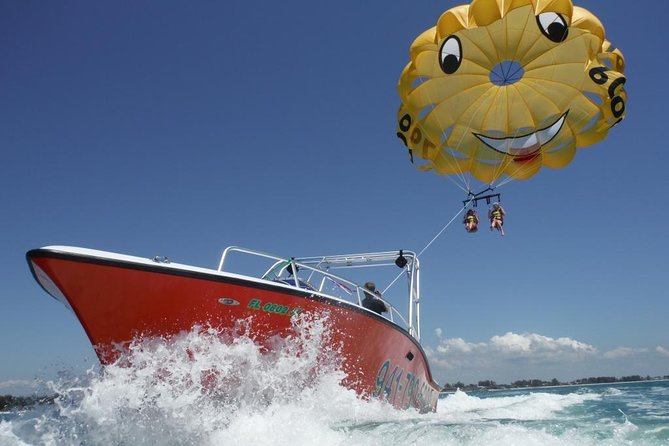 Parasailing Adventure above the Gulf of Mexico - Taking off from 200 Bridge Street