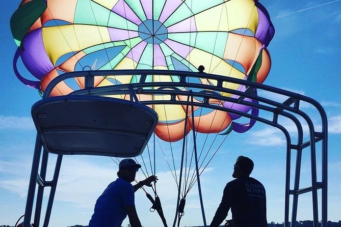 Parasailing Adventure at the Hilton Head Island - Views of the lighthouse, islands, and Lowcountry shore