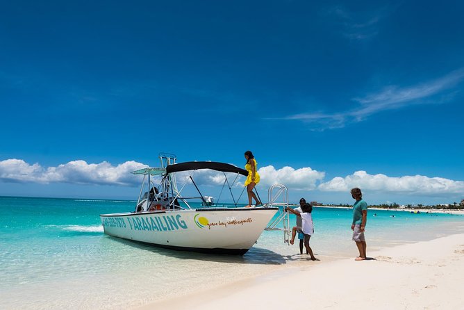 Parasailing Adventure from Providenciales in Turks and Caicos - Seeing all of Grace Bay from the air