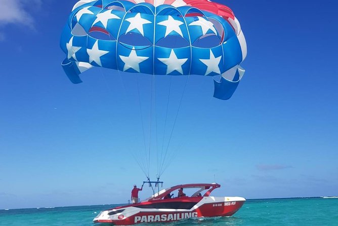 Parasailing Adventure in Punta Cana with Pick Up - The flight itself, about 15 minutes over the coast