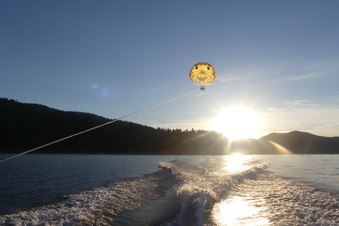 Parasailing Adventure Over Flathead Lake - A calm launch with no swimming required