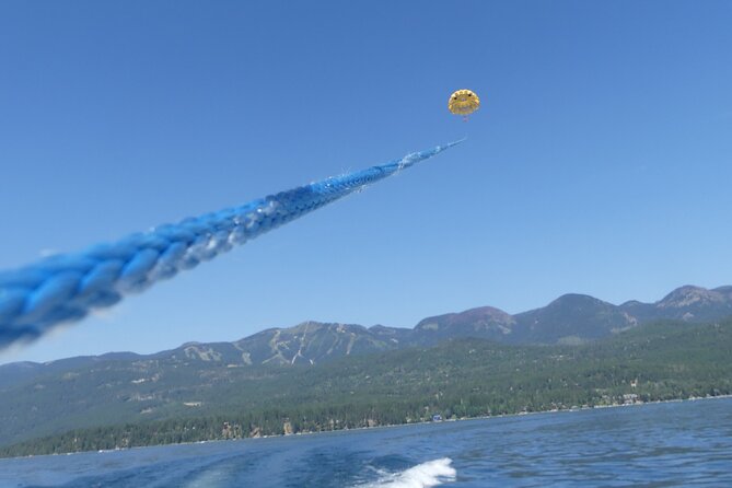 Parasailing Adventure Over Flathead Lake - Choose a high flight or a water dip