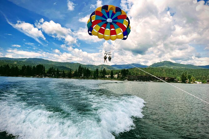 Parasailing Adventure Over Flathead Lake - What the 500-foot view gives you