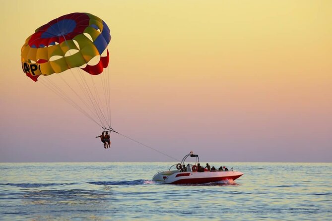 Parasailing Adventure with Private Transfer From Hurghada - Sharing the parachute with a friend