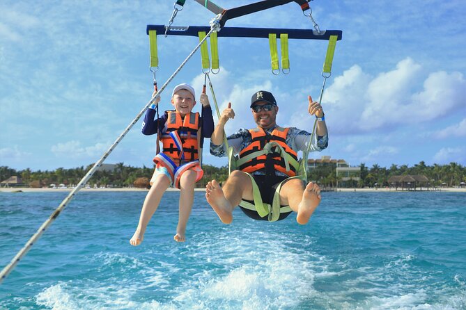 Parasailing & Beach Club with Transportation In Riviera Maya - What the five-hour outing actually includes