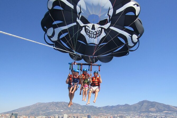 Parasailing Benalmadena - The Highest Flights on the Costa - What the flight feels like at 650 feet