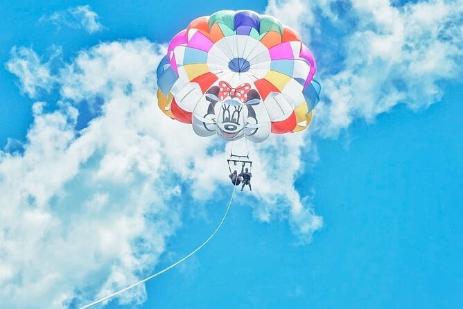 Parasailing, Blue Hole Mineral Spring, Seven Mile Beach - Blue Hole Mineral Spring and its 35-foot pool