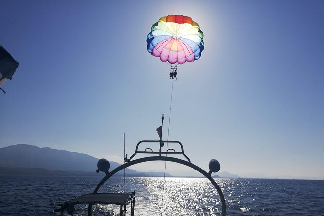 Parasailing desde el puerto de Denia - The parasailing flight lasts about 10 minutes