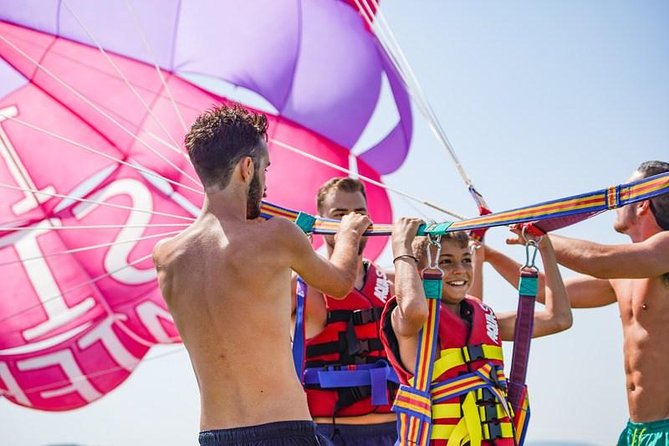 Parasailing Experience For 2 - Corfu Sidari Watersports - From the Sidari office to the sea platform