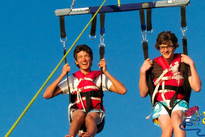 Parasailing Experience in Destin - The boat ride before takeoff