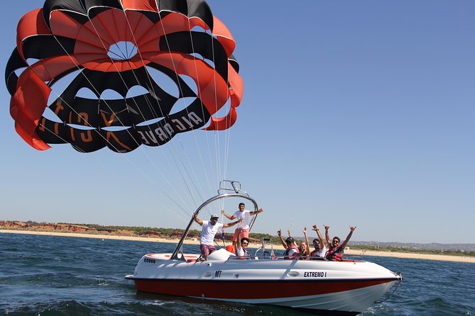 Parasailing Faro - Taking Off From Vilamoura Marina
