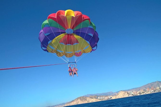 Parasailing Flight in Benidorm - The boat ride and the changing view