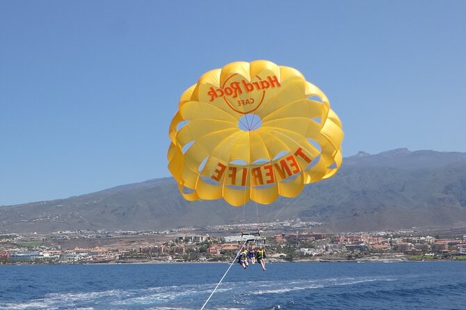 Parasailing flights on the coast of Adeje in Tenerife - The View over Adeje’s Beaches