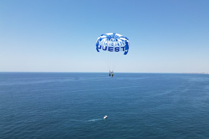 Parasailing from Vilamoura Marina - What the 10-minute flight feels like