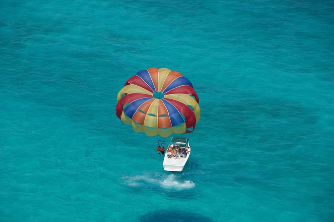 Parasailing Grand Turk - The short walk to White Sands beach