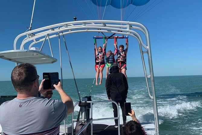 Parasailing in Clearwater Beach - Choosing a Dry Flight or a Splash