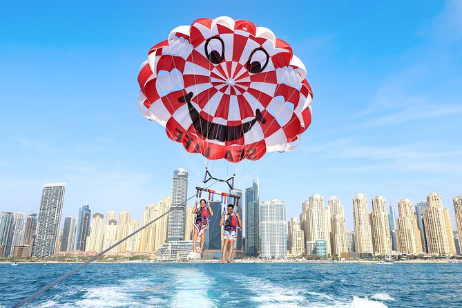 Parasailing in Dubai with Palm Jumeirah and JBR Beach views - Who should book this parasailing trip?