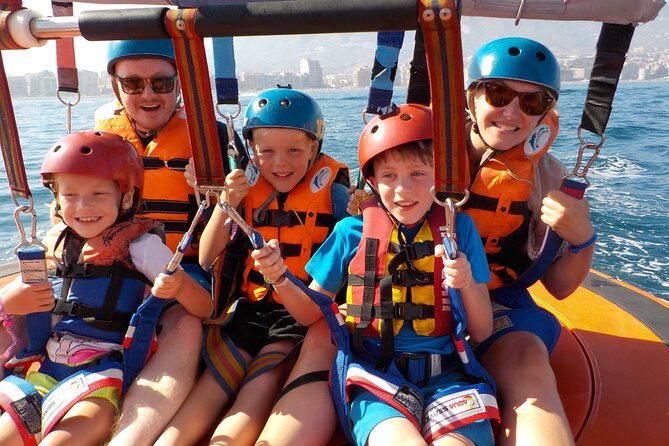 Parasailing in Fuengirola - The Highest Flights on the Costa - The boat ride is part of the value