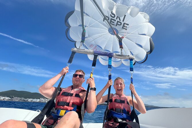 Parasailing in Ibiza with HD Video Option - The boat ride and the north coast