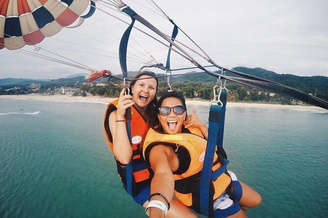 Parasailing in Langkawi - The climb to 500 feet