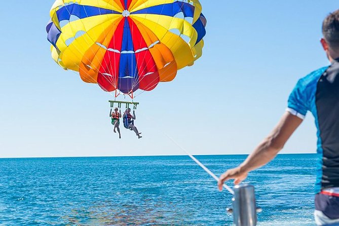 Parasailing in Punta Cana - Flying above Punta Cana at 500 feet