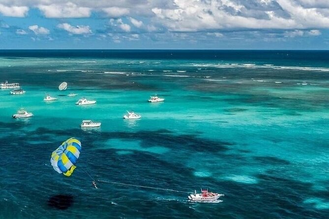 Parasailing in Punta Cana with Stunning Ocean Views - The safety briefing and boat launch