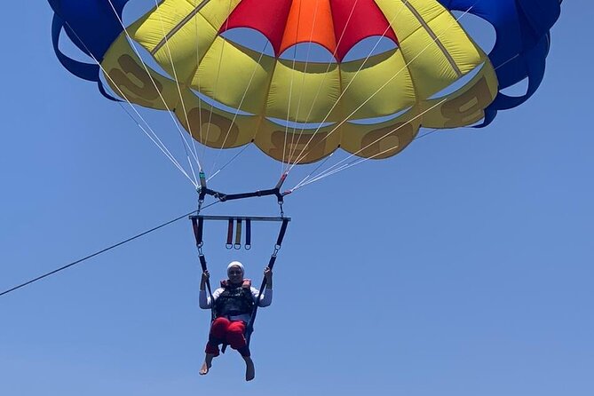 Parasailing off the coast of Hurghada ( Private Transfer ) - The motorboat lift and Red Sea views