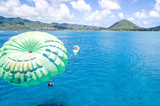 Parasailing on Maunalua Bay- Oahu's off Waikiki Playground - Price and overall value at $54.20