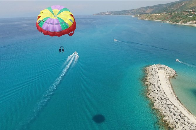 Parasailing Single Flight to Tropea in Small Group - Spiaggia Paradiso del sub and Zambrone