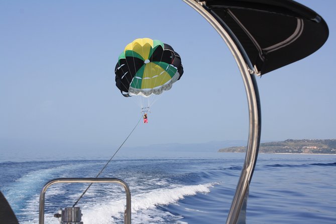 Parasailing Single Flight to Tropea in Small Group - Meeting Antonio and Sheriff