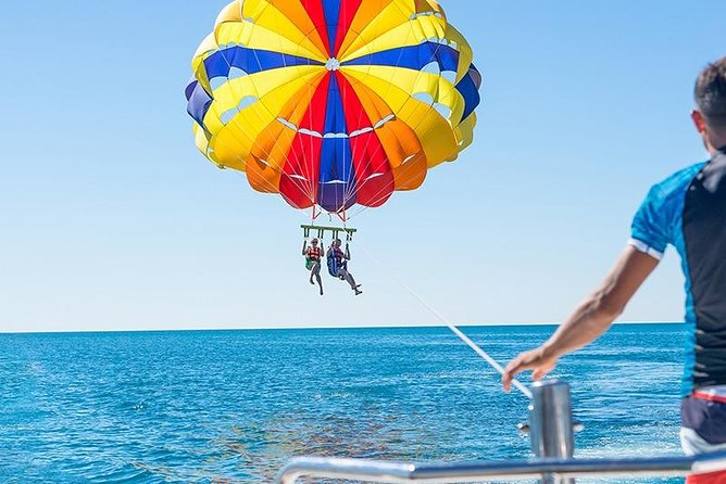 Parasailing Tour - The views from Nichupté Lagoon to Isla Mujeres