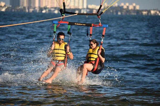 Parasailing with Miami Watersports - The safety briefing is more important than the sales pitch