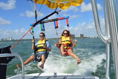 Parasailing with Miami Watersports