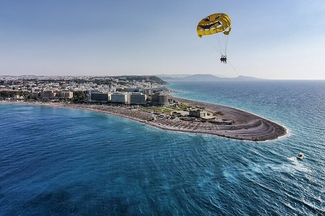 Private Parasailing at Rhodes Elli Beach - What the 10-minute flight feels like