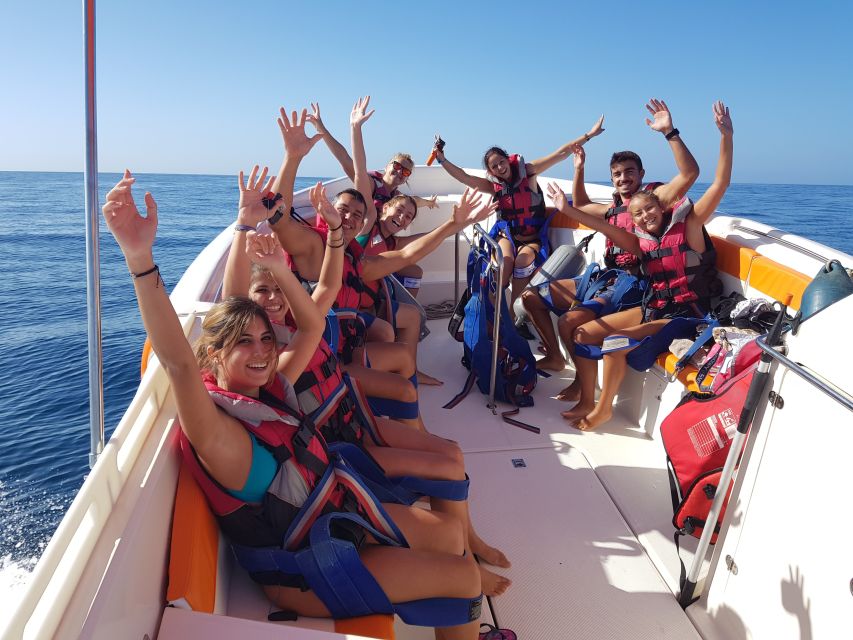 Puerto Rico de Gran Canaria : Parasailing - Photos, video, and the extra-cost question