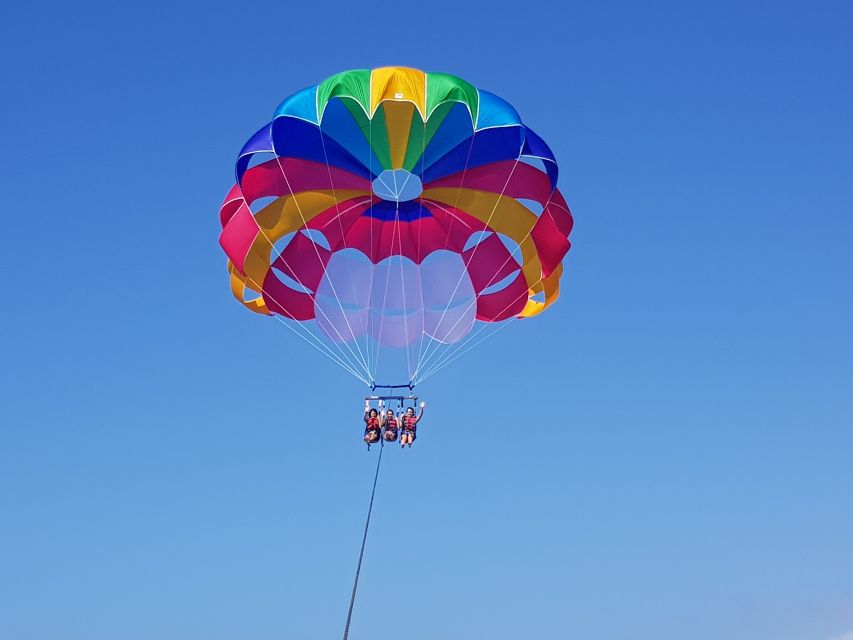 Puerto Rico de Gran Canaria : Parasailing - The boat ride before you fly