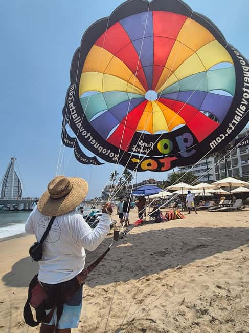 Puerto Vallarta: Private Parasailing Experience - From the Dock of the Dead to the Juanillos beach station