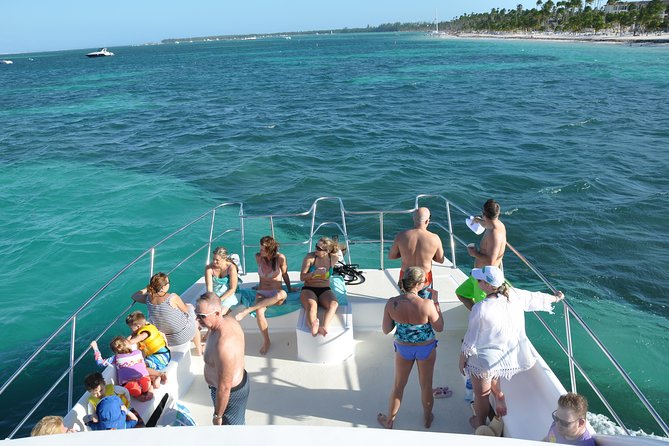 Punta Cana Combo Tour: Snorkeling, Catamaran Cruise & Parasailing - Riding out from Bavaro Beach