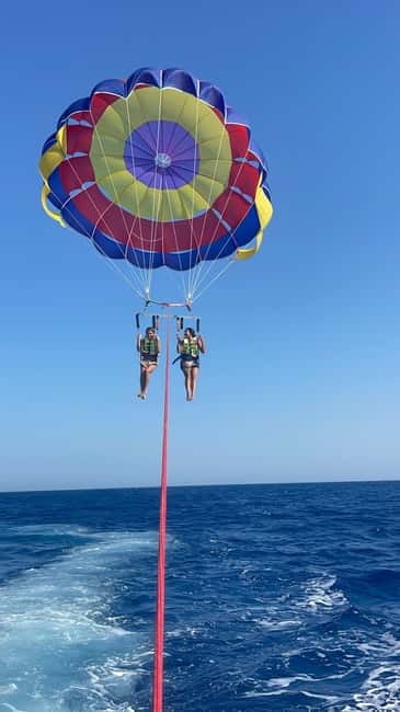 Santorini: Parasailing ExperiencePerissa,Perivolos,St.George - A quick flight over Santorini’s Black Beach