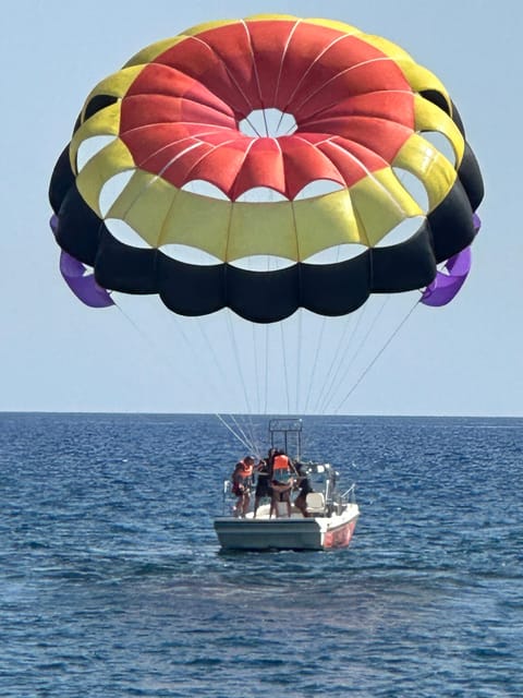 Santorini: Parasailing ExperiencePerissa,Perivolos,St.George - Who will enjoy this most?