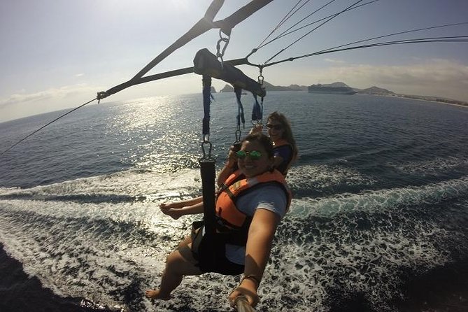 Single or Double Parasailing in Cabo with Views of The Arch - Views of the Arch, Lover’s Beach, and the coast