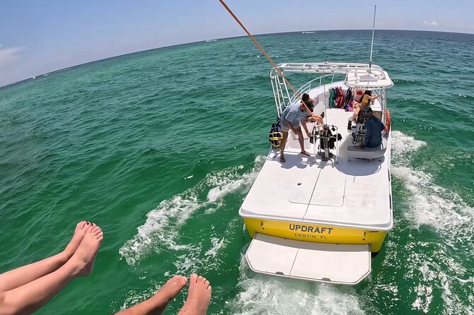 Sky High Parasailing From Marina Cafe - Destin Florida - Flying two or three people at a time