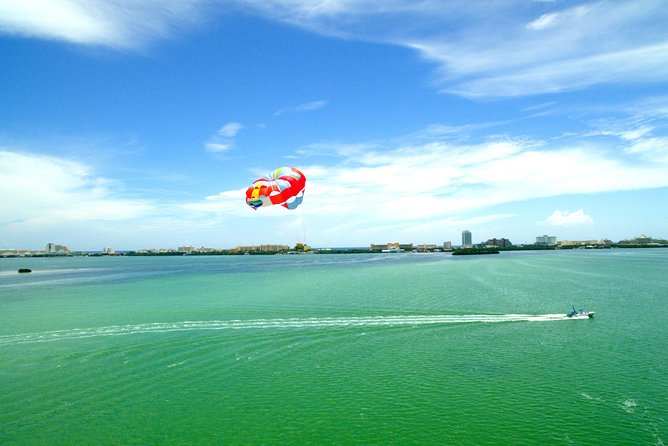Skyrider Parasailing Tour with Panoramic View of Cancun - Taking off from Aquaworld Cancun