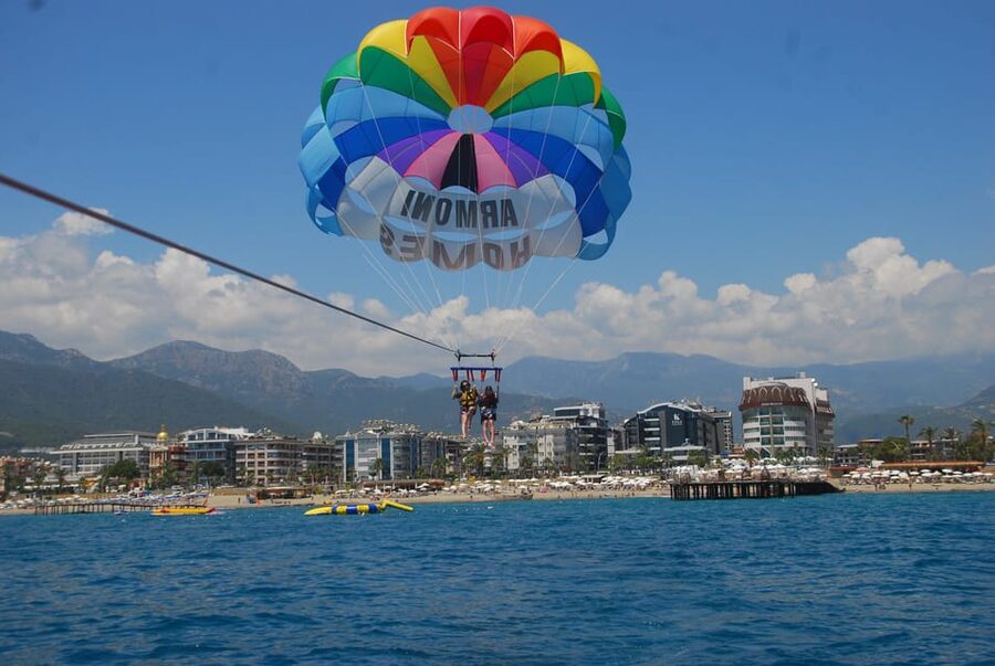 Soar Above Alanya Ultimate Parasailing Adventure! - Flying above Alanya’s coastline